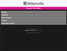 Tablet Screenshot of mairie-mittainville.fr